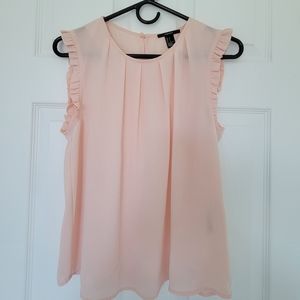 Sleevles Shirt Soft Pink Size S